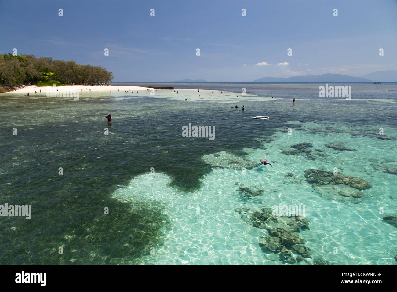 Île verte Banque D'Images