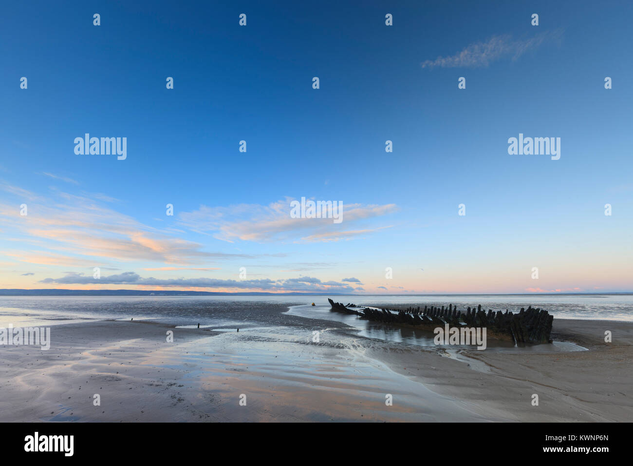Une vue de la SS Nornen, sur Chabeuil, Somerset, Royaume-Uni. Banque D'Images
