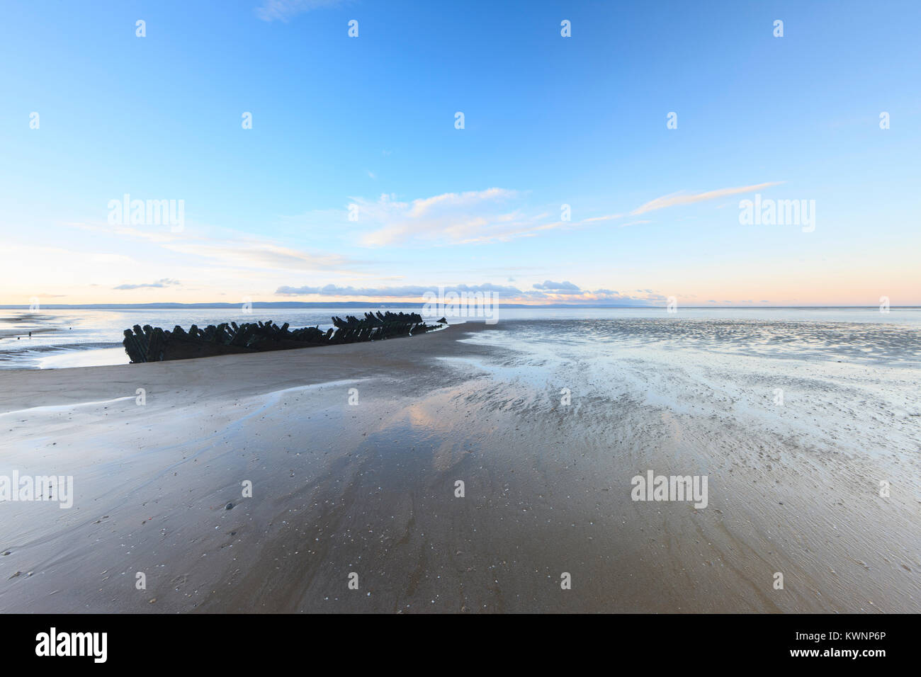 Une vue de la SS Nornen, sur Chabeuil, Somerset, Royaume-Uni. Banque D'Images
