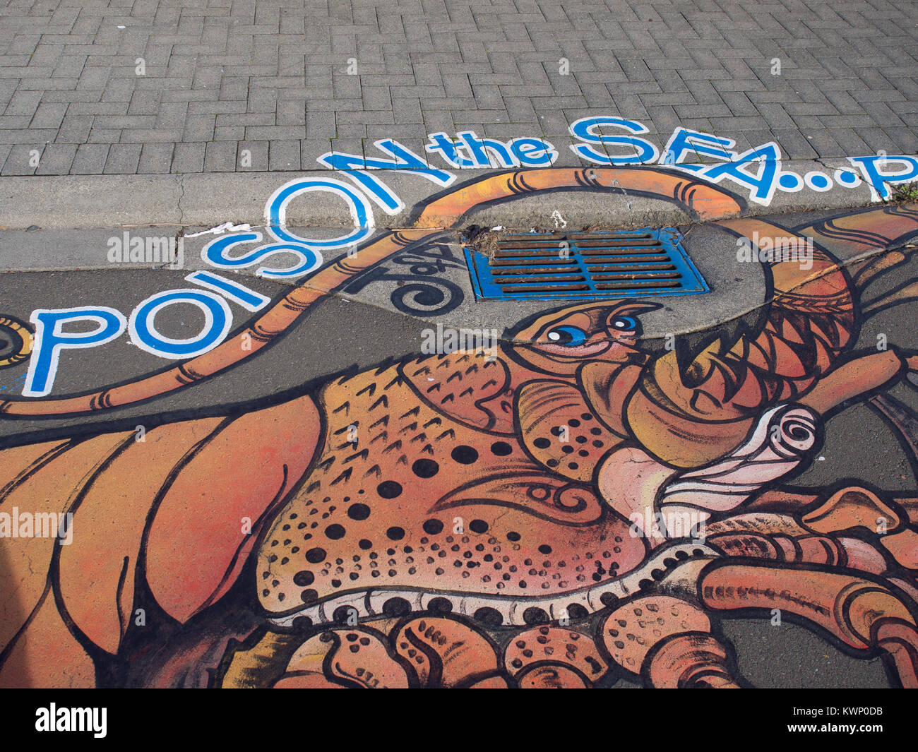 Message de l'environnement Banque D'Images