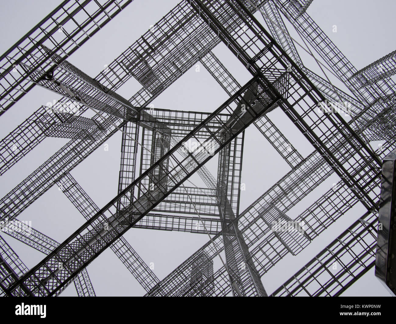 Structure Metal Art Banque D'Images