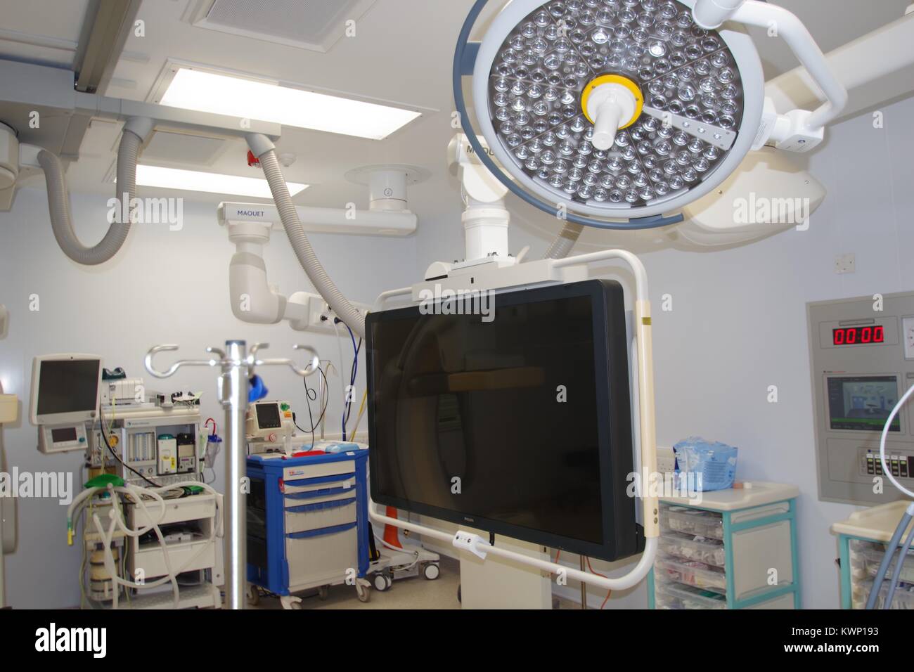 Théâtre d'opération des hôpitaux britanniques modernes. Banque D'Images