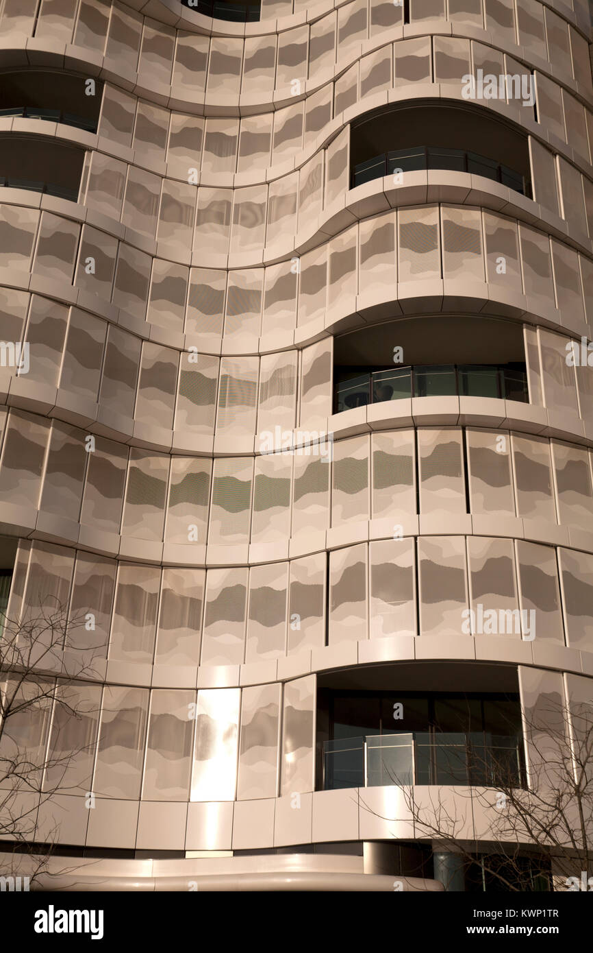 Anandara wulugul bâtiment résidentiel à pied barangaroo Darling Harbour sydney New South Wales australie Banque D'Images