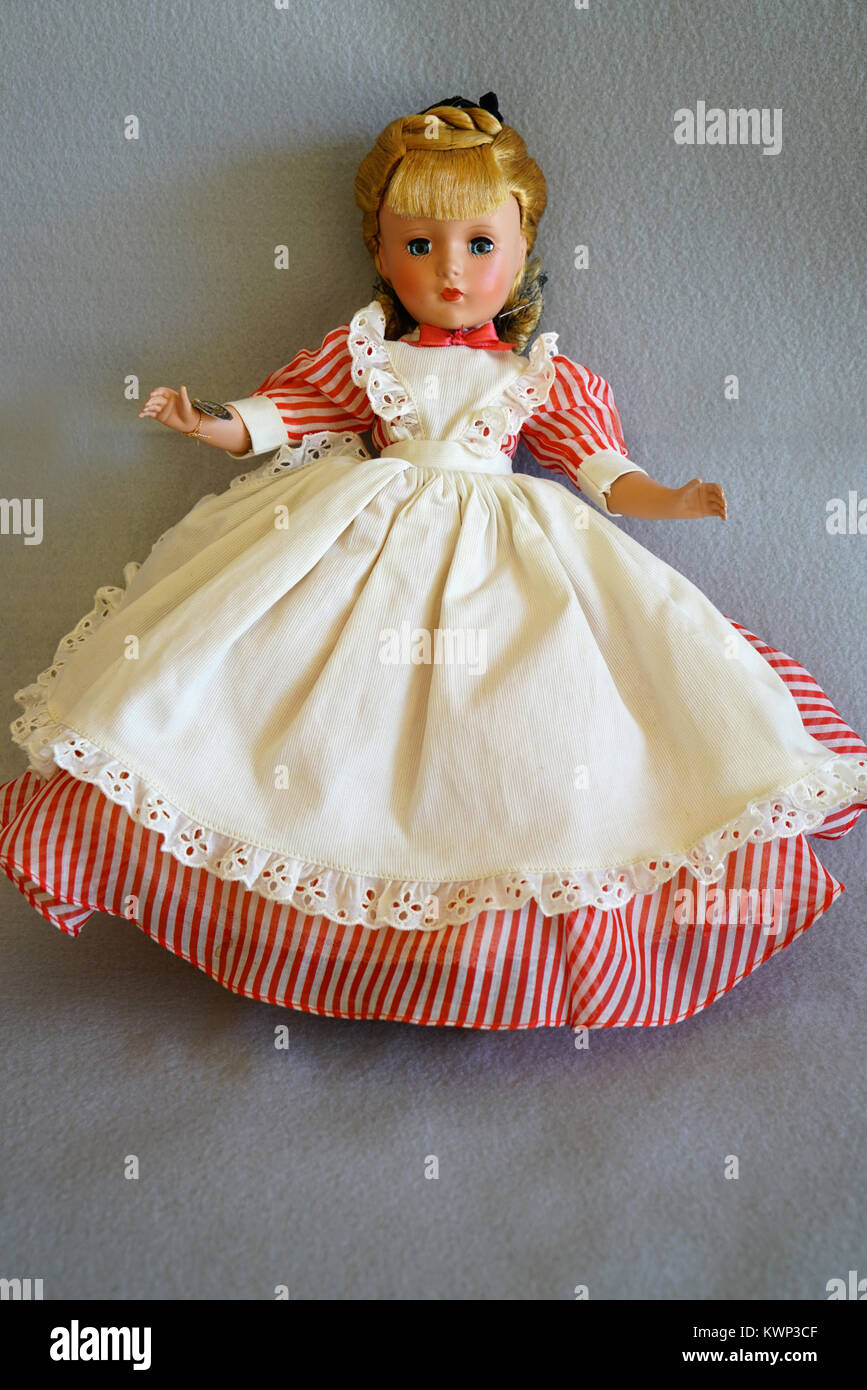 Rare vintage 1950 Madame Alexander Doll Banque D'Images