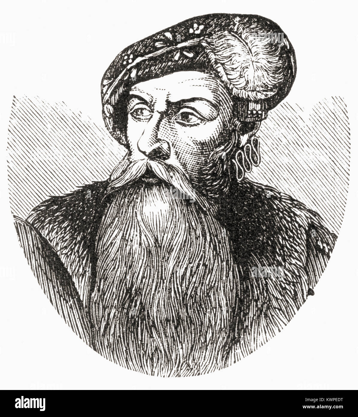 Je Gustav, Gustav Eriksson de la naissance noble famille Vasa et connu plus tard sous le nom de Gustav Vasa, 1496 - 1560. Roi de Suède. De Ward et verrouiller l'illustre l'histoire du monde, publié c.1882. Banque D'Images