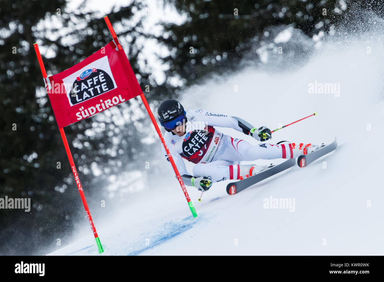 L'Alta Badia, Italie 17 décembre 2017. WALCH Magnus (Aut) qui se font concurrence sur les AUDI FIS Coupe du Monde de Ski alpin Slalom géant hommes sur la Gran Risa Cours Banque D'Images