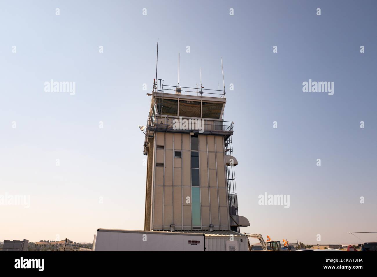 Tour de contrôle de la circulation aérienne à Buchanan Field Airport, un aéroport municipal exploité par comté de Contra Costa, à Concord, Californie, le 8 septembre 2017. Banque D'Images