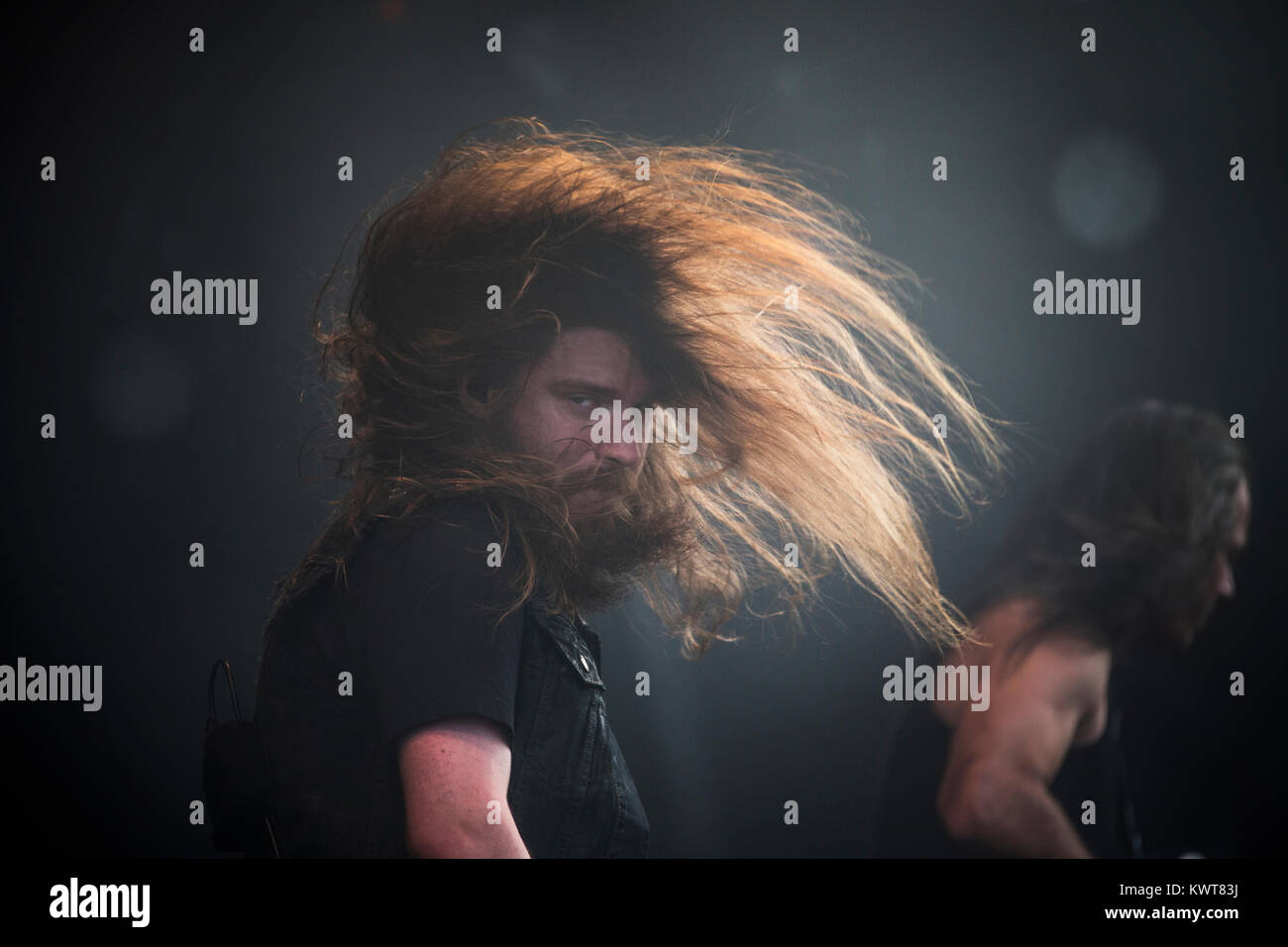 Le groupe de metal symphonique Epica effectue un concert live au festival de heavy metal danois Copenhell 2016 à Copenhague. Ici le bassiste Rob van der Loo est vu sur scène. Le Danemark, le 24/06 2016. Banque D'Images Le groupe de metal symphonique Epica effectue un concert live au festival de heavy metal danois Copenhell 2016 à Copenhague. Ici le bassiste Rob van der Loo est vu sur scène. Le Danemark, le 24/06 2016. Banque D'Images