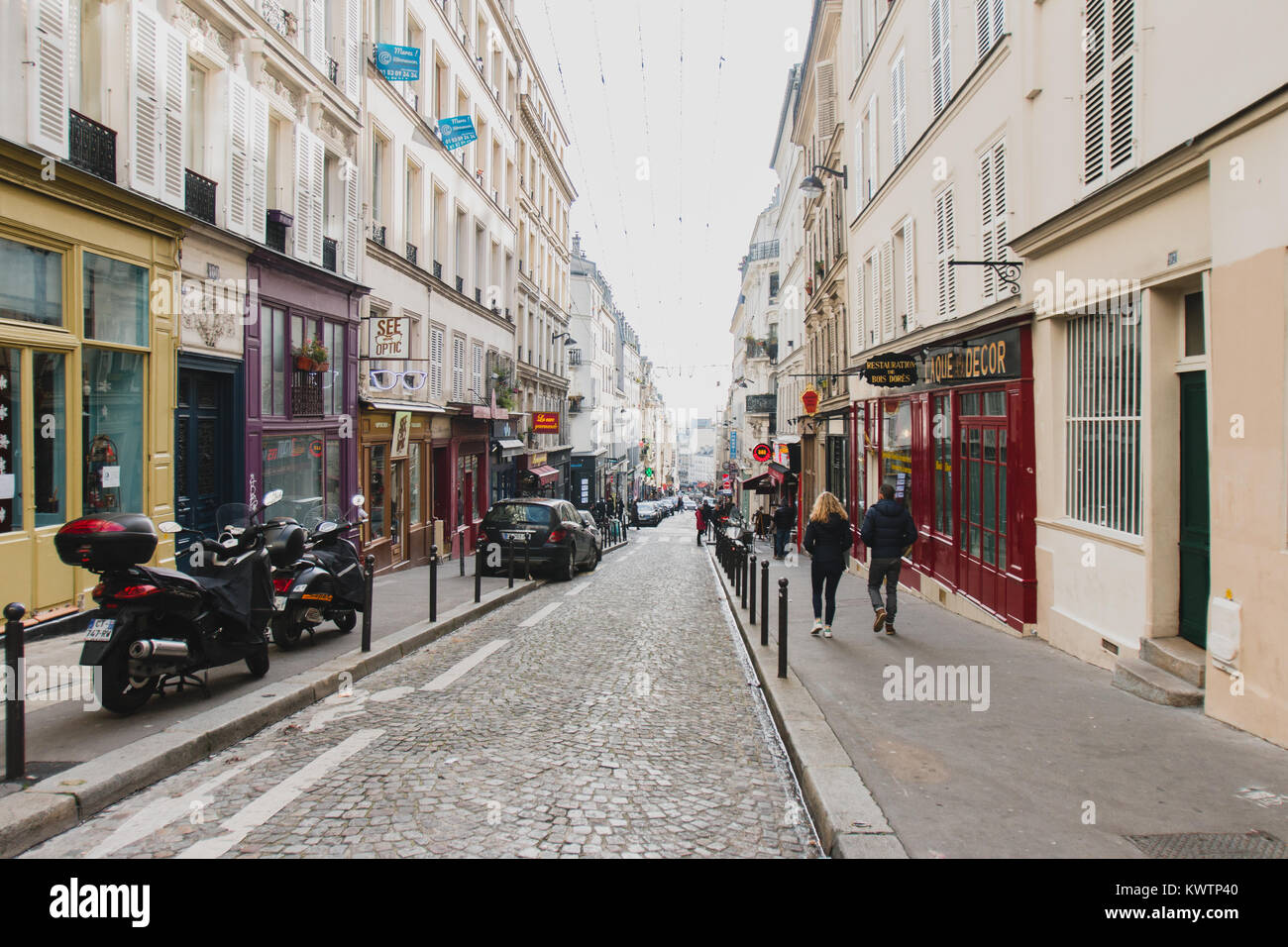 Belle Montmartre, Paris Banque D'Images