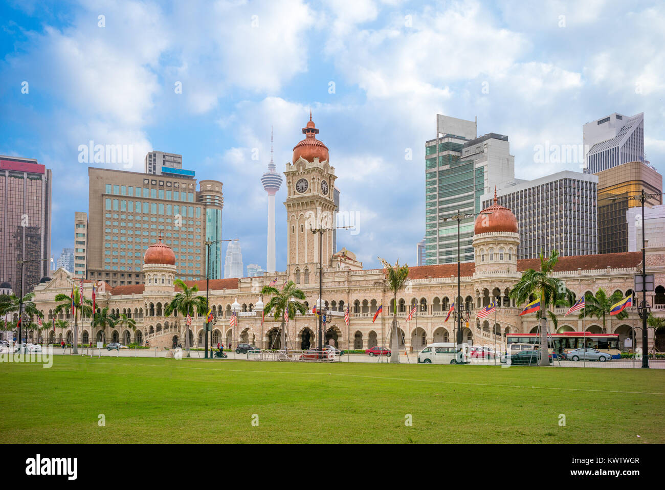 Sultan Abdul Samad building à Kuala Lumpur, Malaisie Banque D'Images