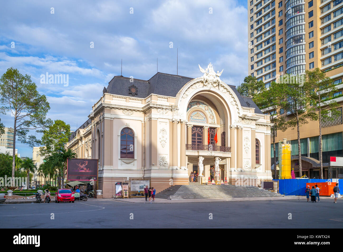 Théâtre Municipal de la ville d'Ho Chi Minh Banque D'Images