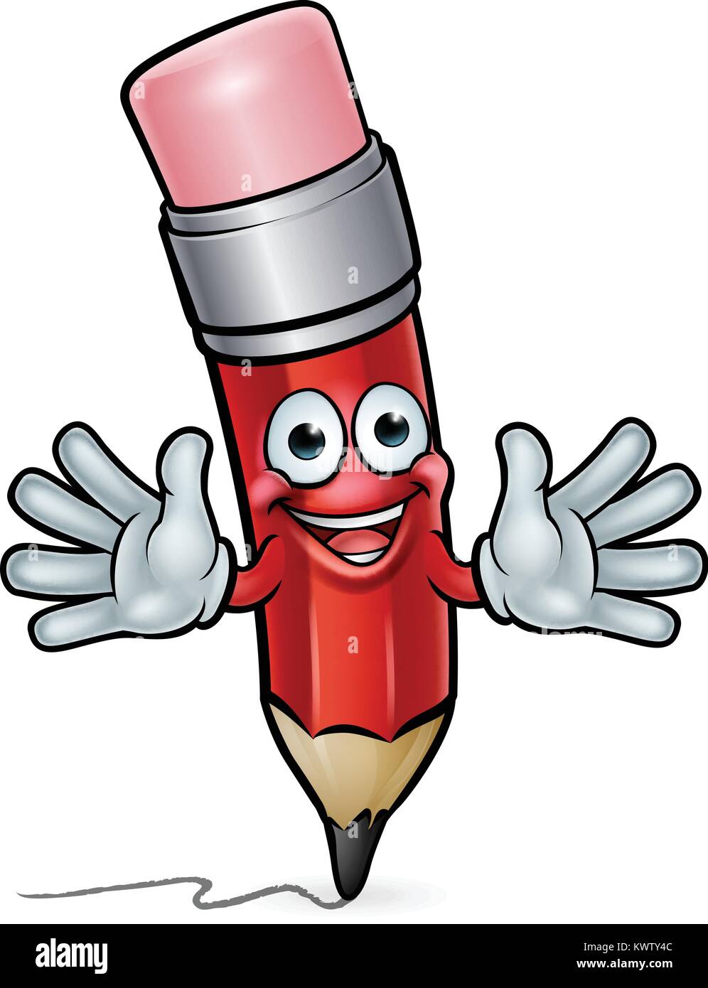 Un Vecteur De Crayon Rouge Ou Une Illustration En Couleur PNG , Clipart  Crayon, Heureux, Rouge PNG et vecteur pour téléchargement gratuit