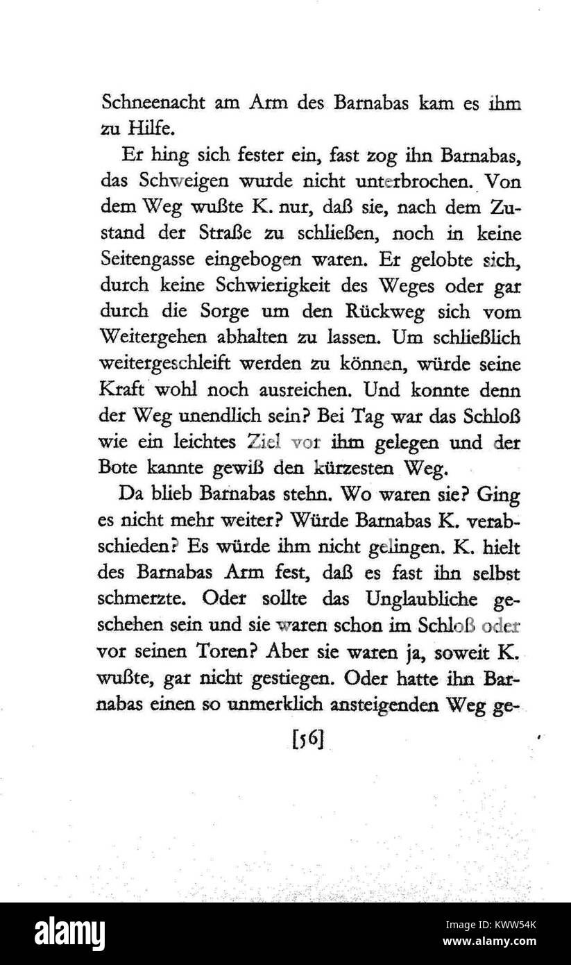 Une représentation historique du château de Kafka (de Kafka Schloß), un monument architectural et culturel représentant le style et le patrimoine de sa région, souvent associé à l'influence littéraire de Franz Kafka. Banque D'Images