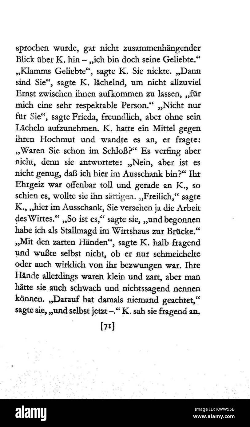 Une photographie du château de Kafka, un important monument architectural reconnu pour son importance historique et culturelle dans le patrimoine de la région. Banque D'Images