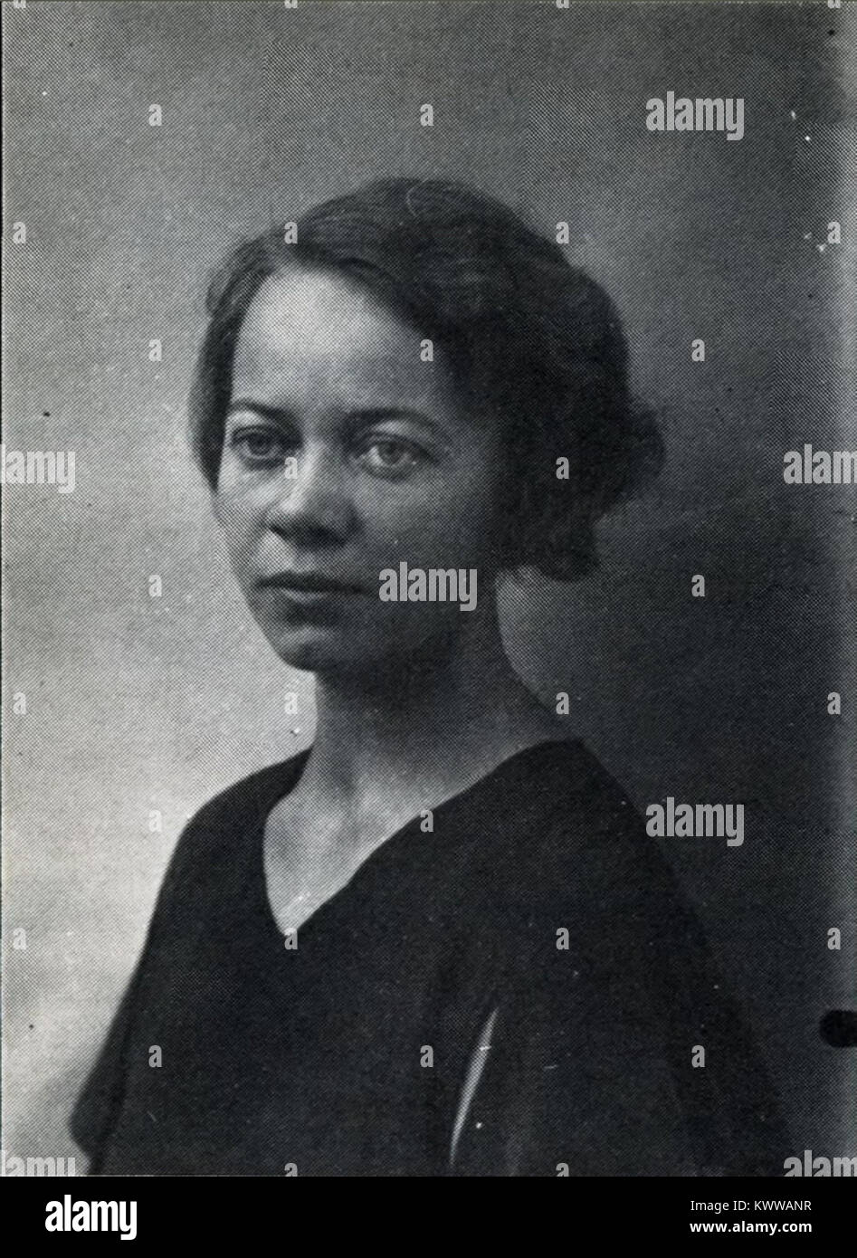 Åsta Holt (1904-1991) était un romancier et journaliste norvégien ; la référence « 1935 » indique probablement l’année d’une publication ou d’une photographie de cette période. Banque D'Images