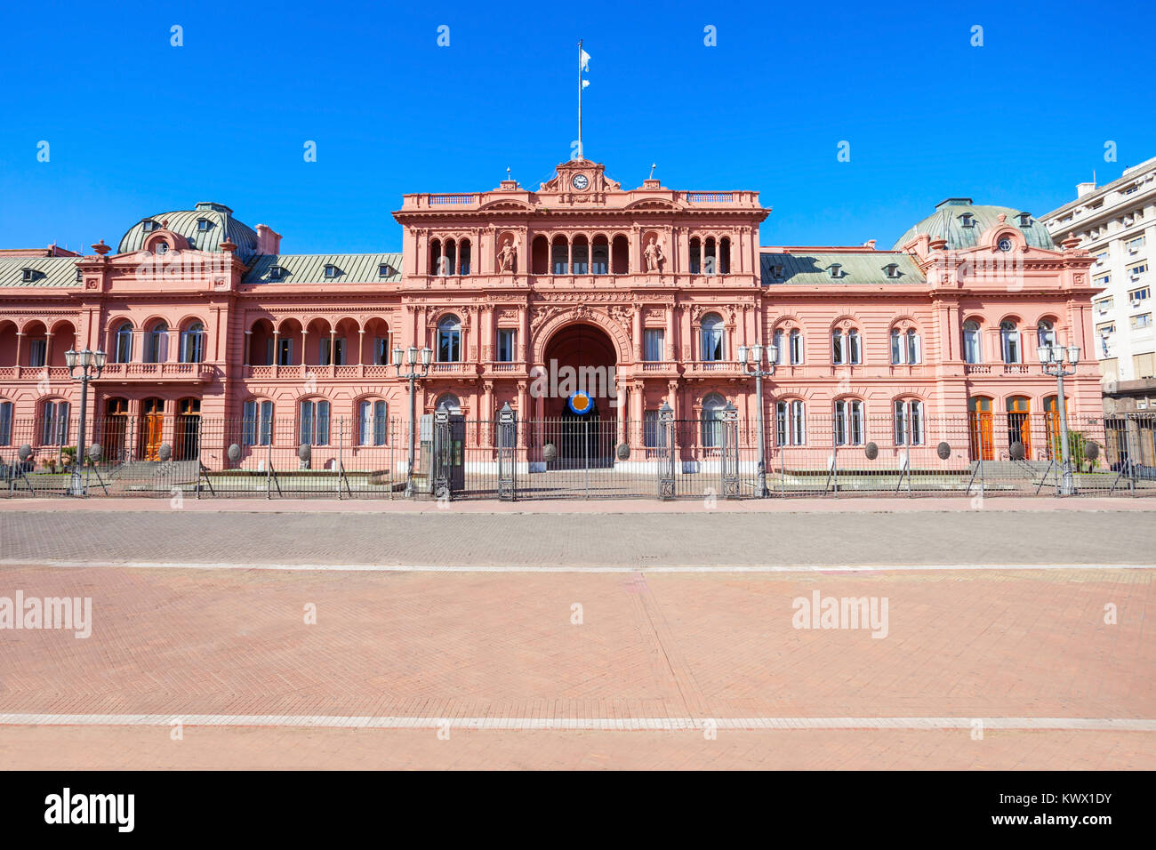 La Casa Rosada ou la Maison Rose est la Executive Mansion et bureau du président de l'Argentine, situé à Buenos Aires, Argentine Banque D'Images