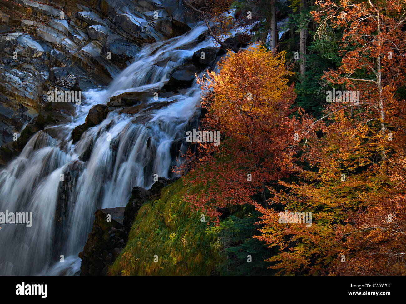 Parc national d'Ordesa y Monte Perdido.Pyrénées de Huesca, Espagne. Banque D'Images