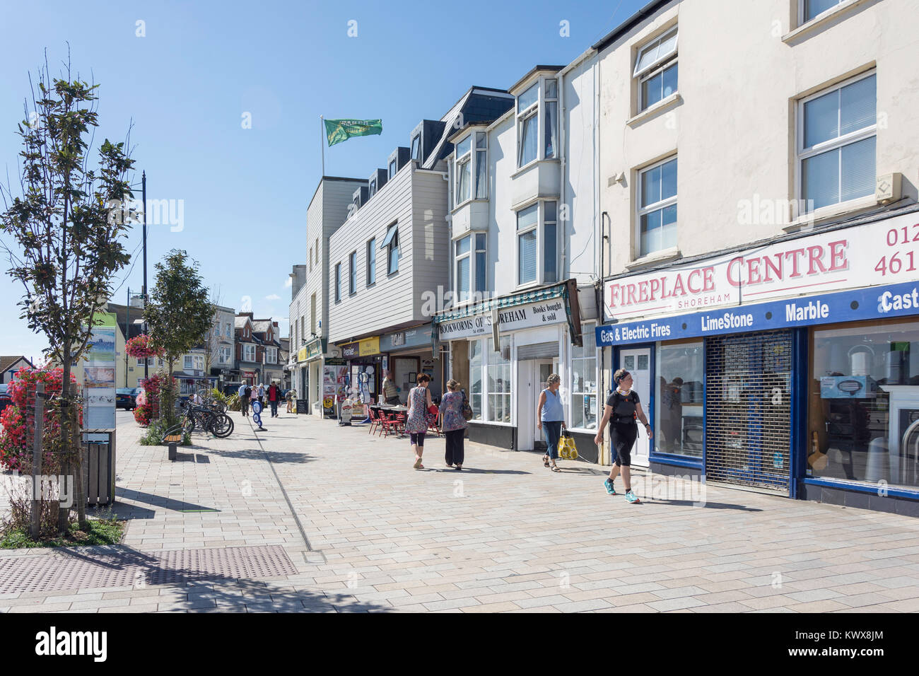 High Street, Shoreham-by-Sea, West Sussex, Angleterre, Royaume-Uni Banque D'Images