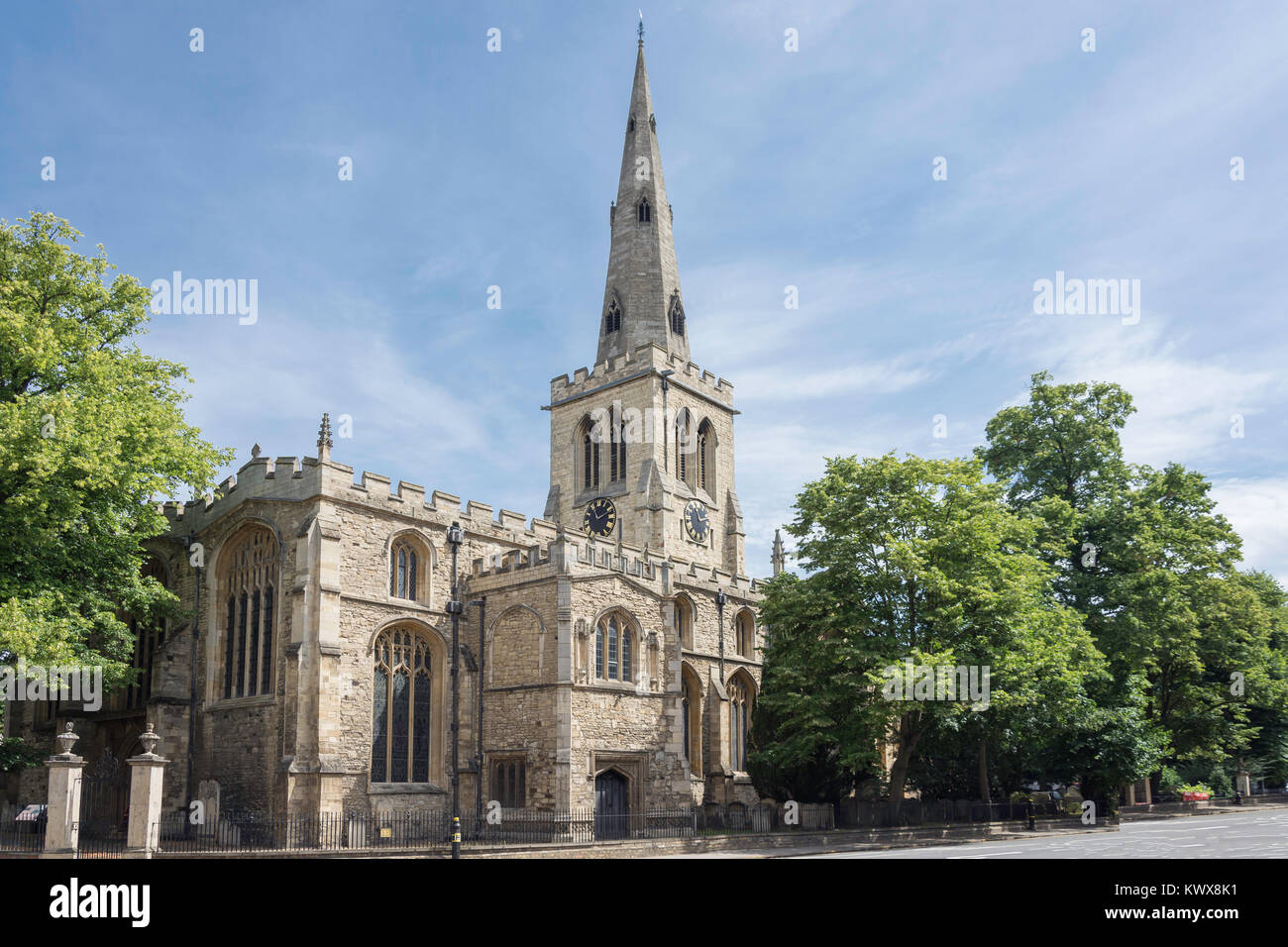 L'église de Saint Paul, St Paul's Square, Bedford, Bedfordshire, England, United Kingdom Banque D'Images
