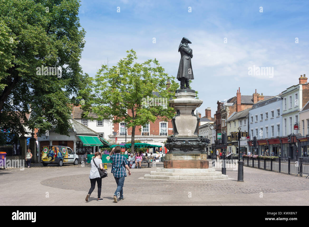 St Paul's Square, Bedford, Bedfordshire, England, United Kingdom Banque D'Images
