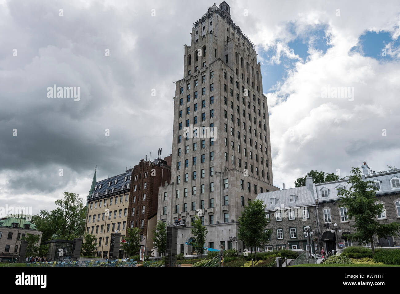 Hôtel Clarendon, Québec, Canada Banque D'Images