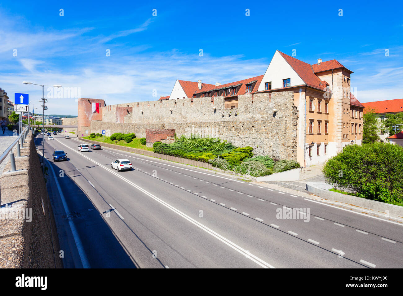 Muraille de la vieille ville de Bratislava, Slovaquie Banque D'Images