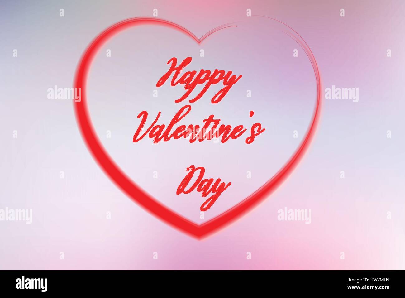 Valentines Day background vector carte de vœux. Illustration de Vecteur