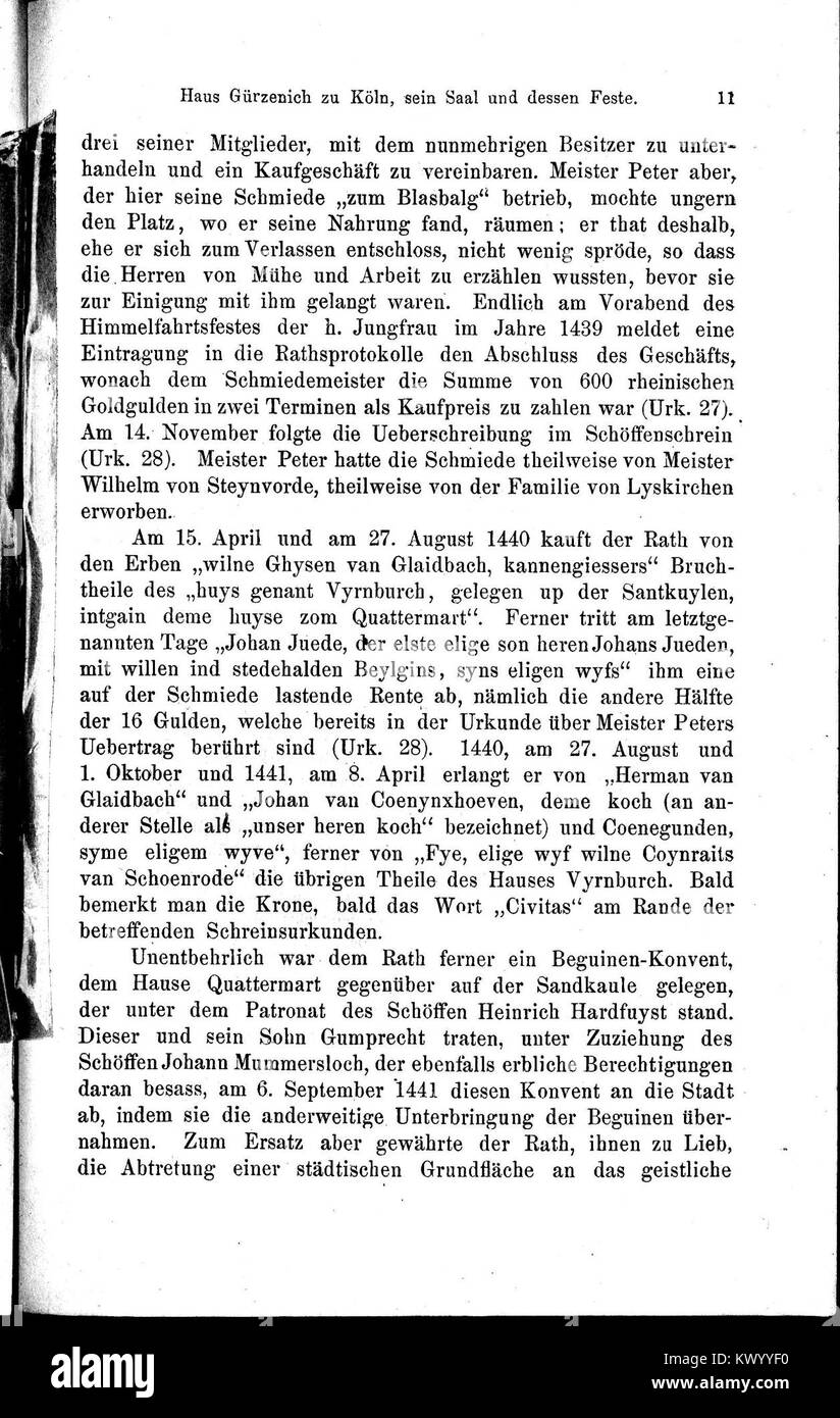 Cette image montre Haus Gürzenich à Cologne, en Allemagne, un bâtiment historique servant à l'origine de salle de banquet et plus tard de salle de concert. Il a joué un rôle clé dans la vie culturelle et sociale de la ville pendant les périodes médiévales et modernes. Banque D'Images