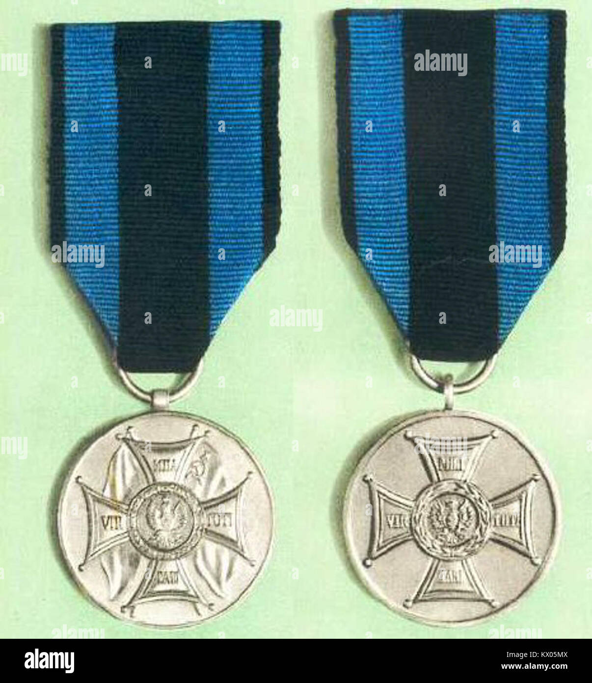 Zasłużonym Chwały médaille na Polu srebrny aw Banque D'Images