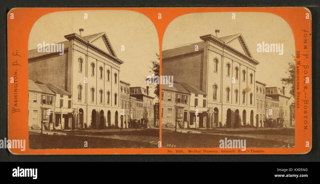 Le Medical Museum, anciennement Ford's Theatre, est situé à Washington, DC et contient des artefacts médicaux liés à l'histoire de la médecine américaine. Il retrace l’évolution des pratiques médicales et les événements médicaux historiques. Banque D'Images