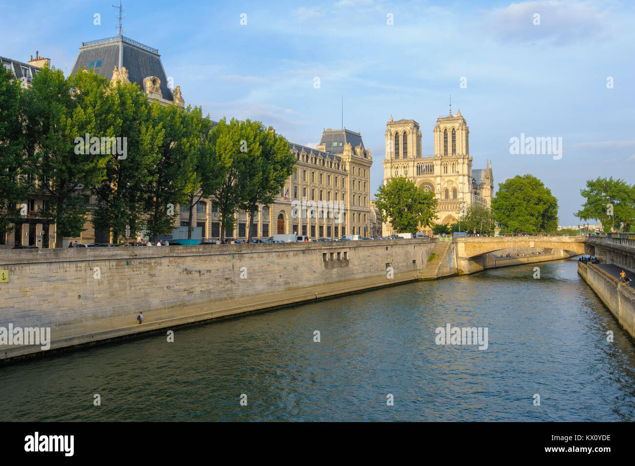 Bords de Seine à Paris, France Banque D'Images