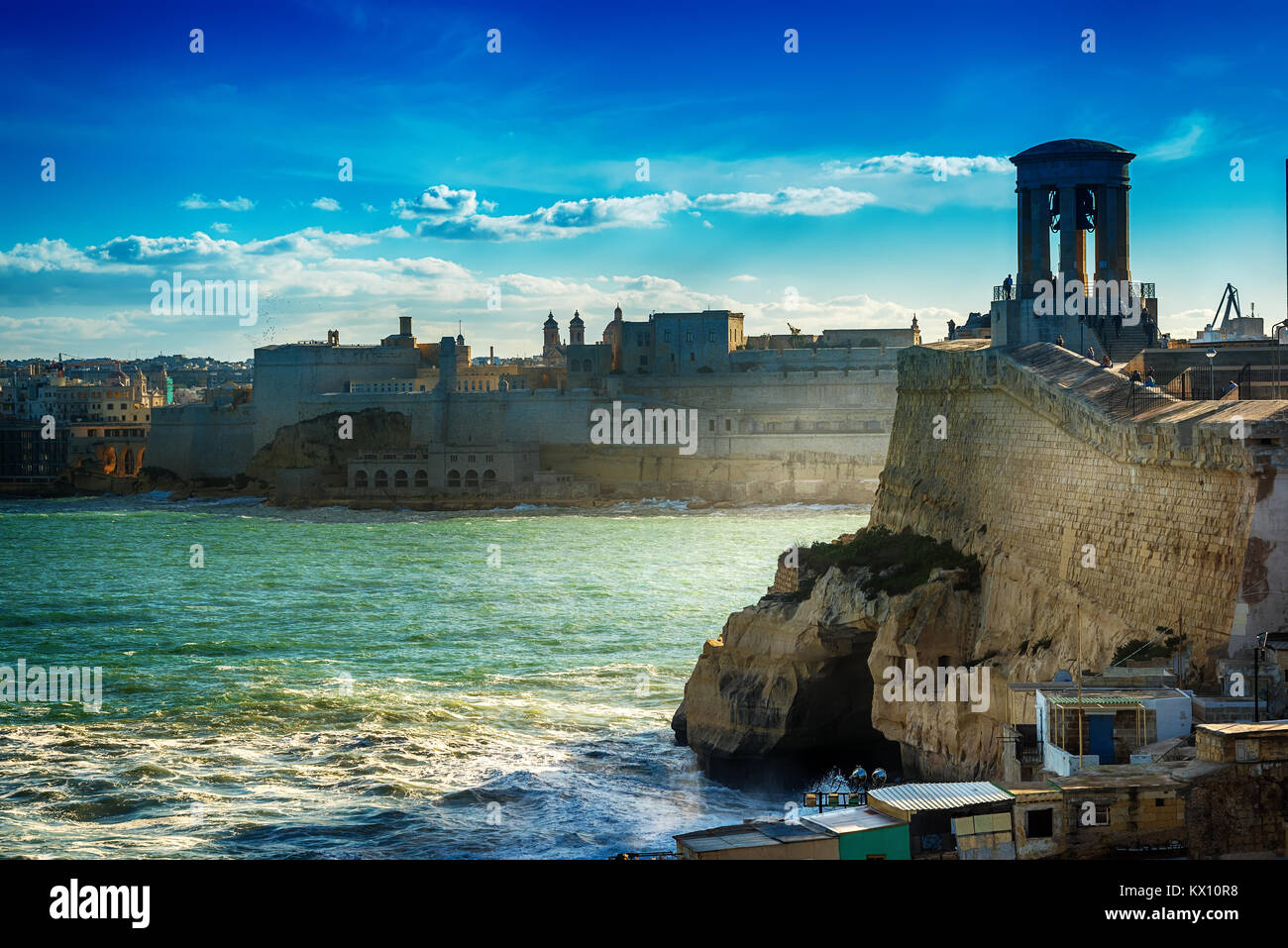 La Valette, Malte : Siege Bell Memorial Banque D'Images