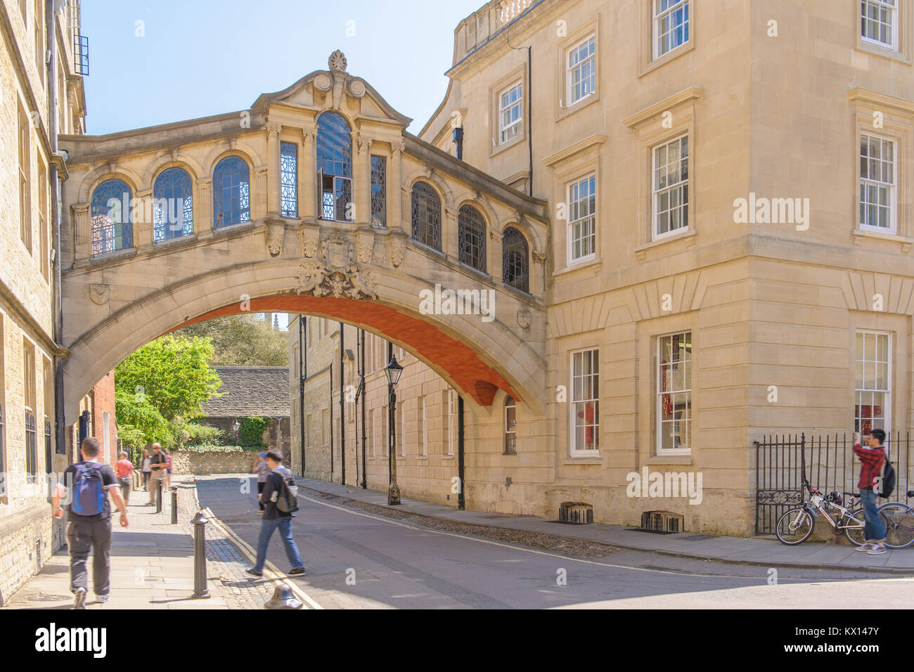 L'Université d'Oxford Hertford Bridge Banque D'Images