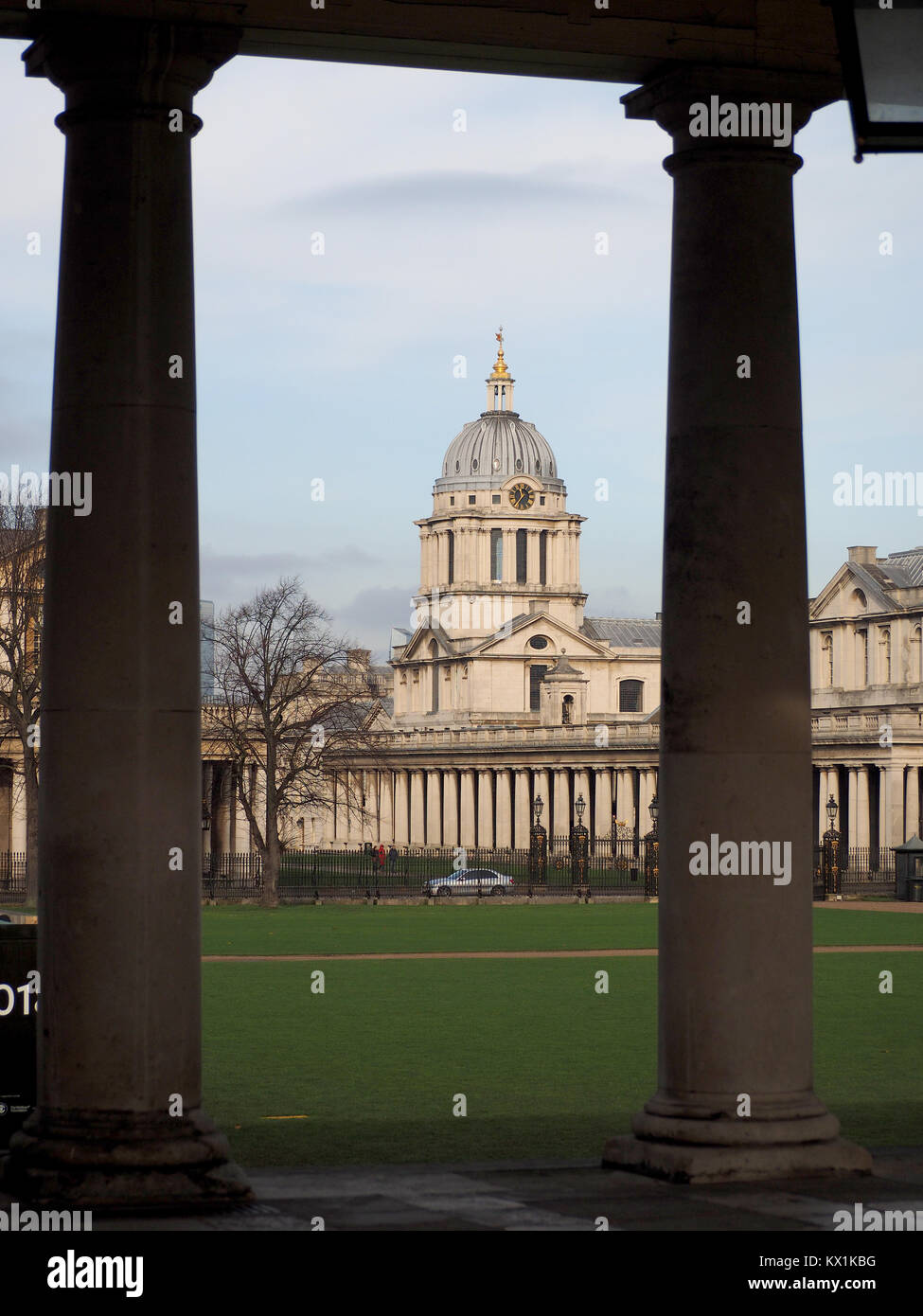 Greenwich, London, UK. 6 janvier, 2018. Météo France : un froid mais agréable journée à Greenwhich avec périodes ensoleillées après quelques brouillards matinaux. Credit : James Bell/Alamy Live News Banque D'Images