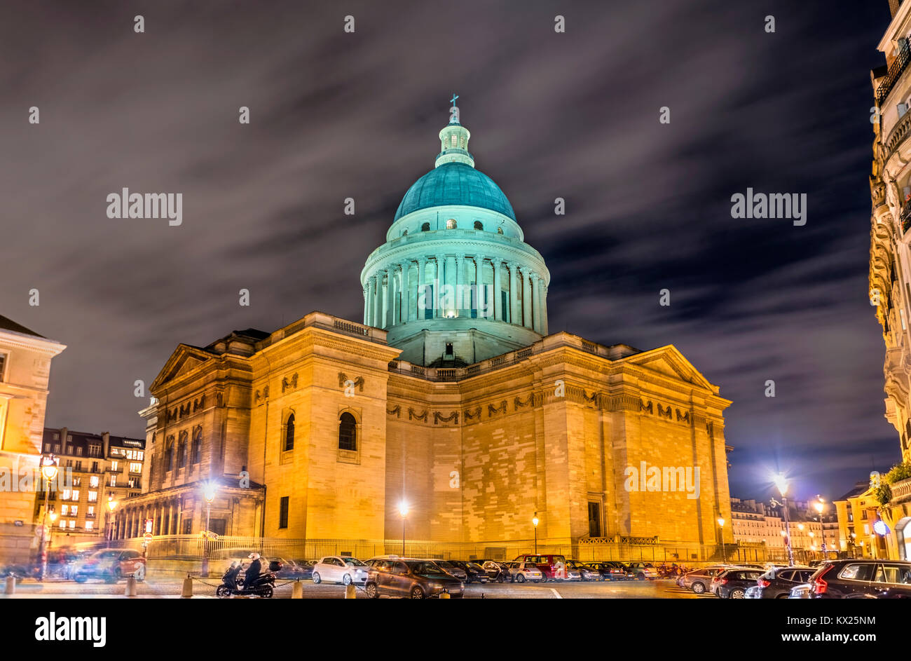 Le Panthéon à Paris, d'un mausolée contenant les restes d'éminents citoyens français. Banque D'Images