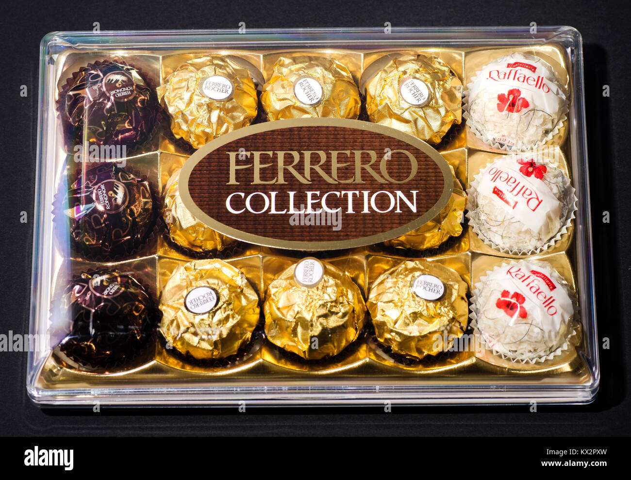 Collection de chocolat ferrero rocher Banque de photographies et d'images à  haute résolution - Alamy