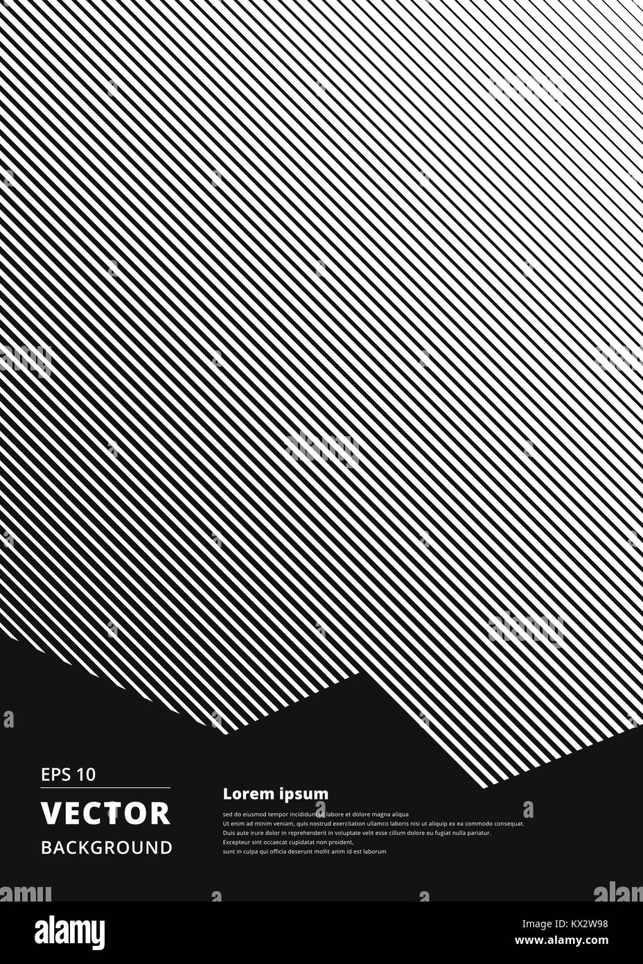 Les lignes diagonales blanc différent. Seamless texture. Rayures de répétition. Vector with copy space Illustration de Vecteur