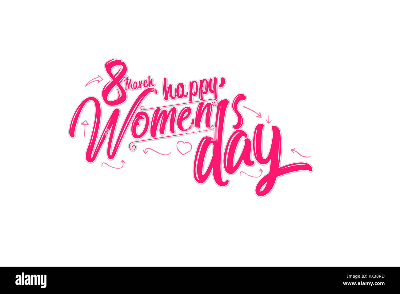 8 Mars Journee Internationale De La Femme Modele De Carte De Vœux Photo Stock Alamy