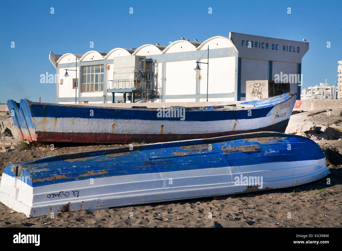 Estepona fabrique de glace. Banque D'Images