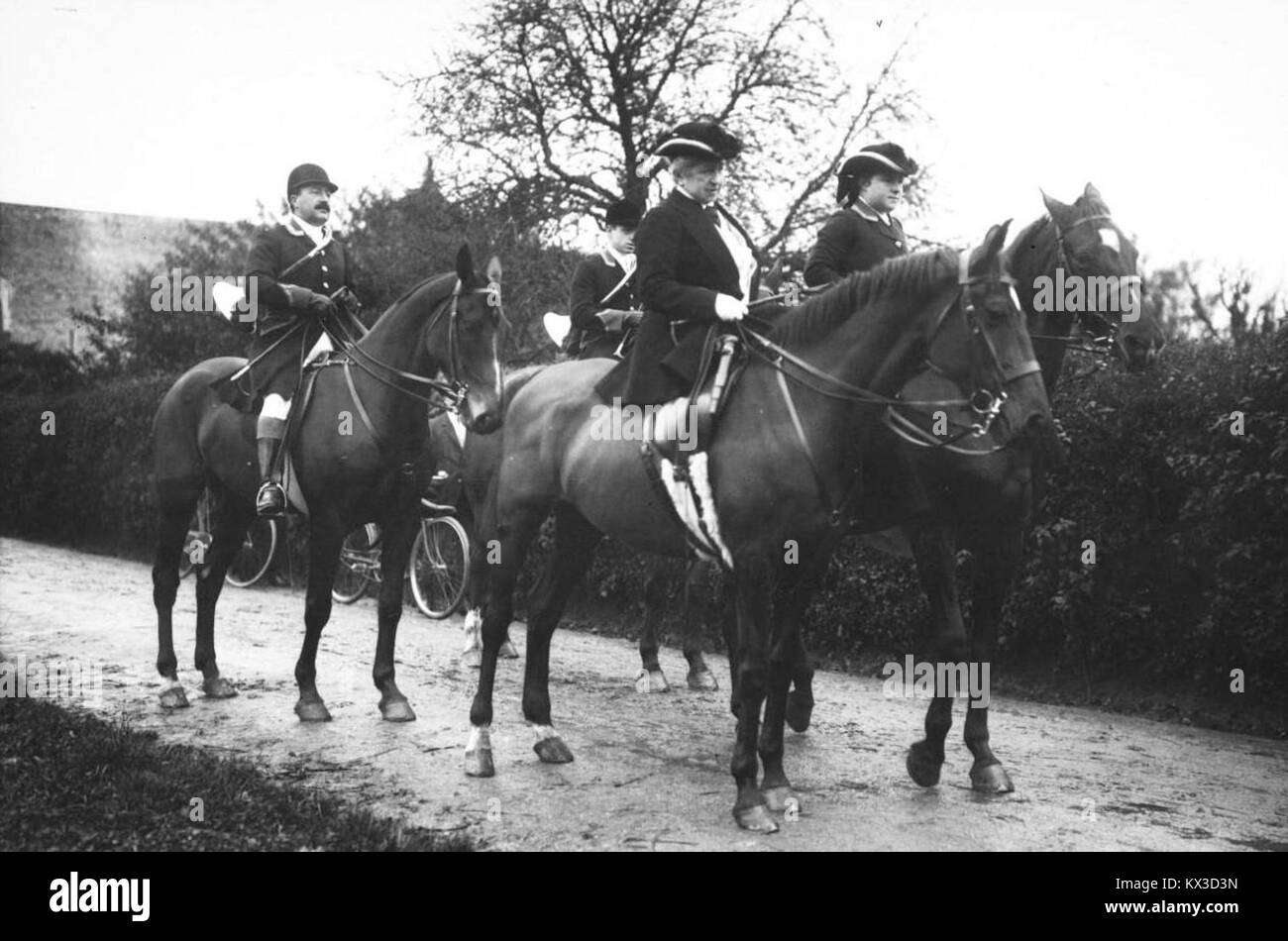 Duchesse d'Uzès chasse à courre 1913 Photo Stock Alamy
