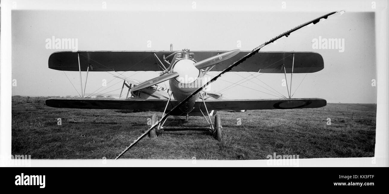 (Capturé en biplan Albatros arrêt D. c/ marquages français) - Fonds Berthelé - 49FI1078 Banque D'Images