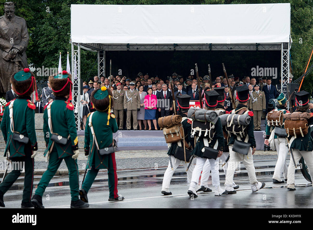 Święto Wojska Polskiego est la Journée des forces armées polonaises, commémorant les réalisations militaires et l’histoire de l’armée polonaise, célébrée chaque année avec des défilés et des cérémonies. Banque D'Images