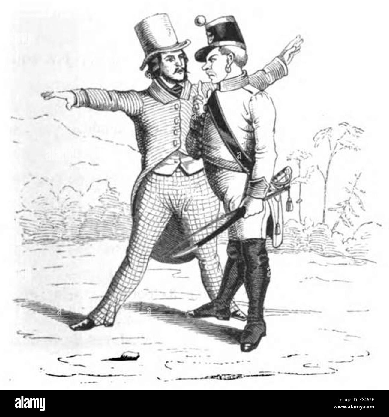 Une image du 'Nürnberger Trichter', gravure historique du XVIe siècle, présentant un dispositif éducatif conçu pour enseigner l'alphabet dans l'Allemagne médiévale. Banque D'Images