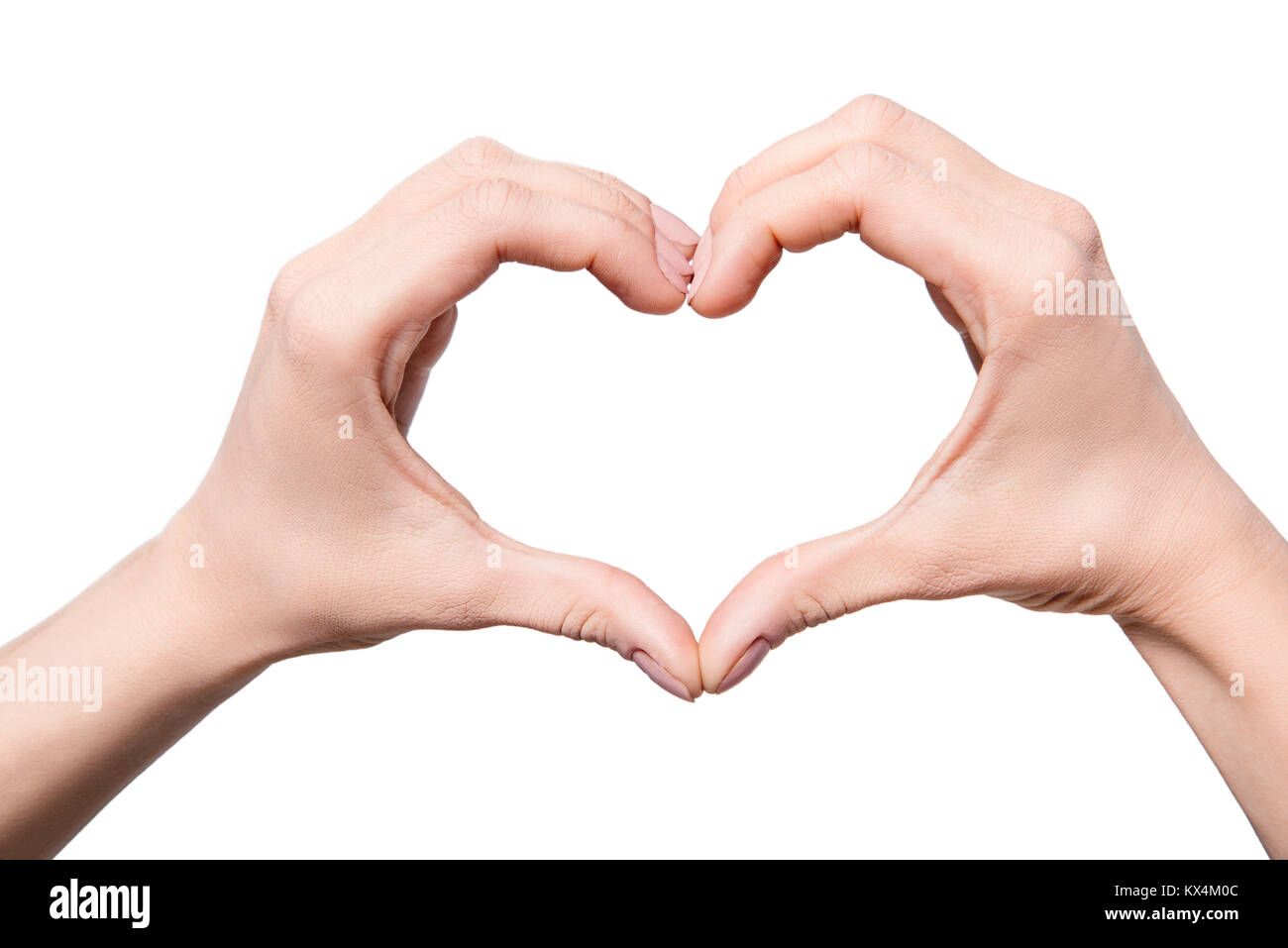 Faire signe de coeur avec les mains Banque de photographies et d’images ...