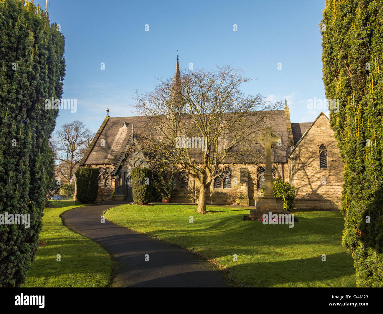 St Marks Church of England église dans le Cheshire village de Dunham Massey Greater Manchester Banque D'Images