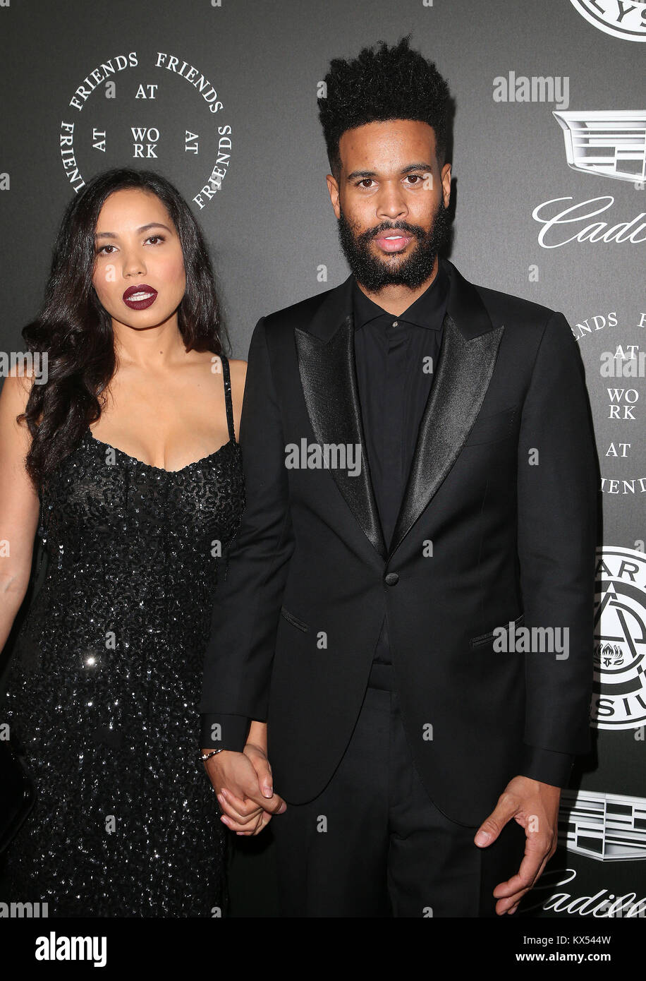 Santa Monica, CA, USA. 6 janvier, 2018. 06 janvier 2018 - Santa Monica, Californie - Jurnee Smollett, Josiah Bell. L'Art de l'Elysium's 11th Annual Black Tie expérience artistique ciel gala tenu au Barker Hangar. Crédit photo : F. Sadou/AdMedia Crédit : F. Sadou/AdMedia/ZUMA/Alamy Fil Live News Banque D'Images