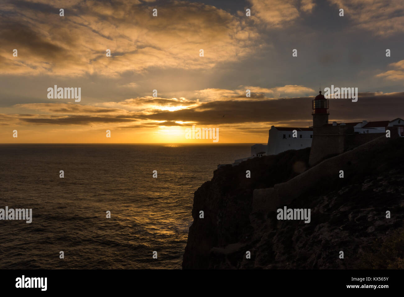 Phare du cap st vincent Banque de photographies et d’images à haute résolution Alamy
