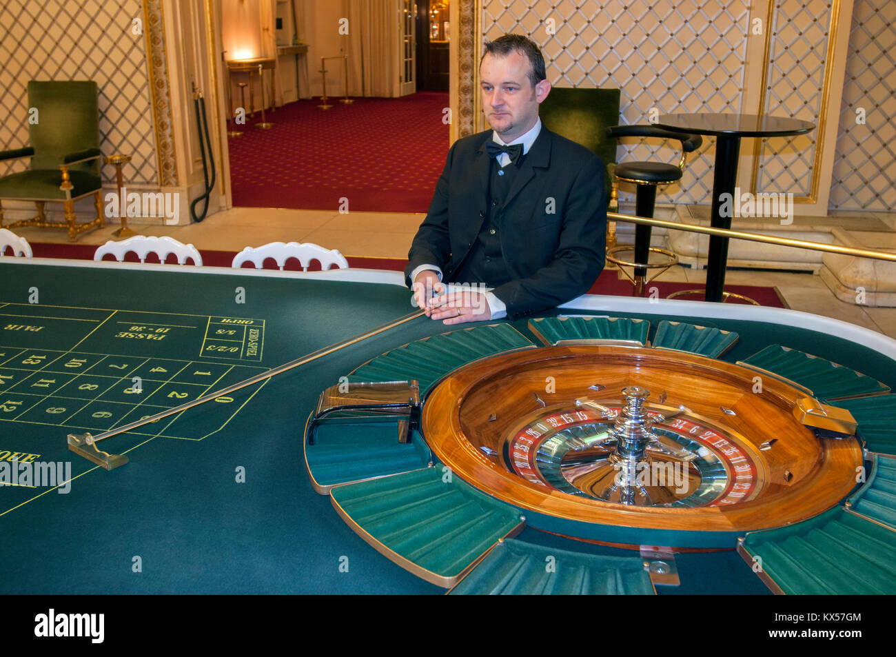 BRD, Bade-Wurtemberg, Baden-Baden, Casino im Kurhaus Banque D'Images