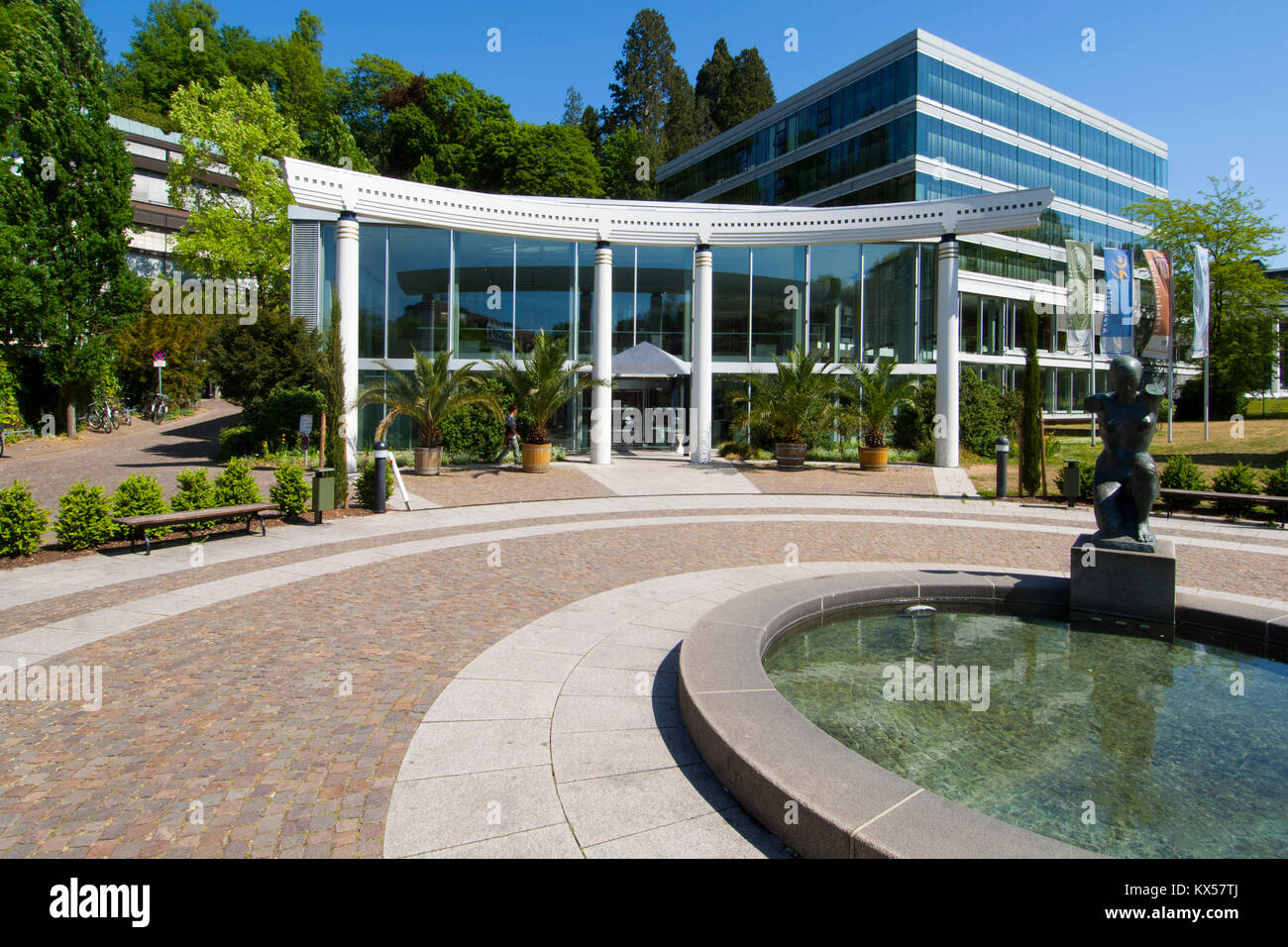 BRD, Bade-Wurtemberg, Baden-Baden, Caracalla Therme, ein Thermalbad, das 1983 bis 1985 nach Plänen des Freiburger Architekten Hans-Dieter Hecker erb Banque D'Images