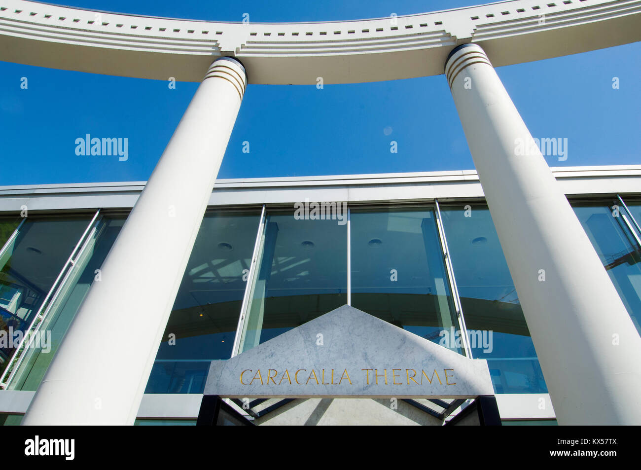 BRD, Bade-Wurtemberg, Baden-Baden, Caracalla Therme, ein Thermalbad, das 1983 bis 1985 nach Plänen des Freiburger Architekten Hans-Dieter Hecker erb Banque D'Images